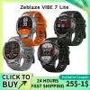 Watches ZeBlaze Vibe 7 Lite Smart Se Large 1,47 '' IPS Display Voice Calling 100+ Sportlägen PASHES HJÄLPLÄGGNING Blod Syre syre