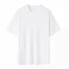 Camisetas masculinas zocecept camisetas de algodão mercerizadas homens de alta qualidade de manga curta cor sólida cor de verão fino camisetas casuais tops