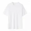 メンズTシャツZOCEPTEMERCERIZED COTTON Tシャツメン高品質の半袖Oネックソリッドカラー薄い夏のカジュアルティートップス