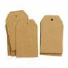 100pcs 4x7cm vintage vierge kraft paper tag mariage anniversaire fête cadeau tag emballage emballage hangs bac diy couture vêtements balises