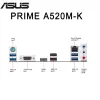 마더 보드 New AMD Ryzen 5 5600+ASUS Prime A520MK 소켓 AM4 마더 보드 DDR4 64GB PCIE 3.0 M.2 SATA 6 GBPS A520 메인 보드 AMD CPU SUIT