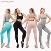 Yoga -Outfits hochwertiger benutzerdefinierter Scrunch -Butt Leggings Training Fitnessstudio Nahe Leggings für Frauen Y240410