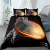 hockey play children Bedding Set King Queen Double Full Twin Single Size Duvet Cover Pillow Case Bed Linen Set