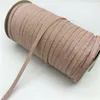 5yards/Lot 6mm Metallic Color High Elastic Sewing Elastic Band Fiat Rubber Band Waist Band Stretch Rope Elastic Ribbon