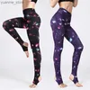 Yoga -outfits cloud verbergen yogabroek bloemen sport leggings hoge taille sexy vrouwen lange panty running broek workout plus size buikregeling y240410