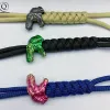 2022 Jurassic Tyrannosaurus Brass Knife Bead Jewelry DIY Paracord Hangings Accessories Animal EDC Outdoor Tool Lanyard Pendants