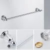 Conjunto de hardware do banheiro Crystal Bath Tootel Plataforma de papel higiênico lasco de toalhas cromadas barra de toalha de toalhetes Rober de escova de escova El8130