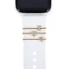 Silikongurt dekorative Nägel für Apple Watch Band Charms Metal Kreativität Nieten Accessoires für iWatch dekorativen Ring