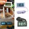 TPM-10 Mini LCD Thermomètre numérique Thermomètre Aquarium Aquarium Water Temper température Técteur de téléspectateur Capteur de température intégrée 2M