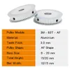 3M-60T TIMING PULLEY INGORE Taille 8/10/12/14/15/16/17/19 MM MOTEUR MOTEUR MOTEUR MATÉRIAL ALLIAGE POUR LA LAVETH 10/15 MM 3M CELOUR DE TIRMING