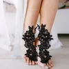 Anklets 1ペア裸足のサンダルレースホロー