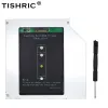 Вложность Tishric Caddy Sata 3.0 9,5 мм M.2 M2 NGFF 2 -й второй HDD SSD -дисковый корпус для ноутбука DVDROM Алюминиевый случай оптиминия