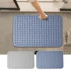 Mattes de bain Mat de bain Mat à glissement Massage de massage étroile étroile étroile de douche d'angle lavable avec trou de vidange d'aspiration