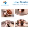 Kindlelaser WSX Laser Nozles Single/Double Layers Dia.28mm H15 Caliber 0,8-3,0 mm för WSX Fiber Laser Cutting Head