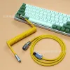 Accessoires Keyboard Cable Mechanische toetsenbord Navigatie Plug -in Kabel PU Machine Passagierslijn Fast Lading Data Line RGB -aanpassing