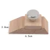 DIY Leather Craft Edge Tool Beech Block Handmade Leather Durable Tanned Tool Wooden Edge Grinding Sandpaper Treatment