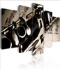 Nessun Frame5PCSset Modern Strumento Suono del clarinetto Stampa arte tela senza cornice di pittura Muratura DECORAZIONI 7826077
