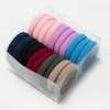 30pcs Mulheres meninas 4cm colorido colorido elástico faixas de cabelo de rabo de cavalo bandos de borracha scrunchie acessórios para cabelos para a cabeça