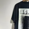 High street t-shirts Letter Print överdimensionerad t shirt streetwear crop top herrkläder