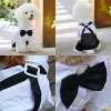 Chaud!Pet Dog Cat Vêtements Prince Tuxedo Bo Suit Costume Costume Costume à sauts S-XXL 456FWR32 Vêtements pour chiens pour chiens