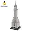 MOC Empire Building Architecture New York Edifice Building Blocs pour City-Chryslers-Town Street View Bricks Toys Kid Gifts