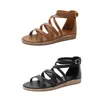 Sandaler tofflor Kvinnor Summer Woven Flat Heel Vacation Beach Shoes Gai Gai