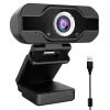 Webcams 1080p Full HD Webcam Network Live Online klasse USB Driver Gratis voor pc -computer Laptop Desktop Home YouTube -video met microfoon