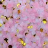 1 cm 10 g/Beutel gemischte Farben Metallic Roségold Mini Round Konfetti Punkte Füllballons Babyparty Hochzeit Verlobungsdekorationen