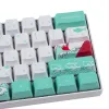 Stoi 60% PBT Keycaps Profil dla przełączników MX Mechanical Gaming Keyboard GK61 64 (Coral Sea Japan)
