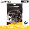 Rotor de bicicleta Tektro DH 160/180/203mm Mountain Bicycle Rotores de freio de freio de disco da montanha MTB Pad E10.11 para Shimano MT200/M355/M395/M415