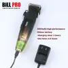 TRIMMERS BILL PRO BL600 BL800 BL400 BARBER PROFESSIONE BARBER 9000 RPM Push Electric Capelli Olio Calco Gradiente Strumenti di rasoio