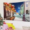 Audio dell'albero di Natale, arazzi per deco di casa, hippy decorativi bohémien, arazzi della camera da letto di Natale