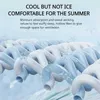 Mantas de enfriamiento de verano manta transpirable enfriamiento de aire acondicionado edredón de verano liviano con tela de enfriamiento de doble lado