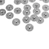 100/200pcs Mum Fitil Metal Sürdürücü Fit Sekmeler Mum Yapma Hediyesi için Gümüş
