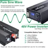 Pure Sine Wave Solar Inverter Power 2500W 12V/24V/36V/48V DC tot 120V/220V/230V/240V AC Converter voeding Batterij