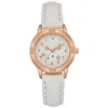 Orologi da polso casual simpatico stella luna luminosa bambini guardia per donne in pelle femminile femmini