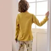 Thuiskleding Grote werven M-XXL Vrouwen Pyjamas Set Spring herfst Lange mouw pyjama's pure katoenen slaapkleding schattige cartoon pijamas mujer