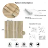 Wallpapers 2M/6M Modern Minimalist Waterproof Simulation Wood Grain Self-Adhesive Wall Stickers Bedroom Kitchen Floor Home Decoration