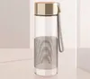 Water Bottles 2024 3-Color Glass Bottle Thermal Insulation And Slip-proof 3D-Stereo Silicone Electroplating Cup Cover Tea