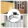 Zink legering cilinder sloten deurkast postbox hangslot lade kast box lock met 2 sleutels voor meubels hardware