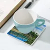 TAFELMATS 3 SISTERS CANME More Ceramic Coasters (Square) Decoratie en accessoires Kawaii Cute Set Teapot Mat