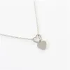 Pendant Necklaces 2024 Fashion Heart Necklace For Women Short Chain NecklaceBohemian Choker Holiday Beach Jewelry Gift