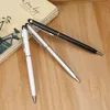 Universal 2 in 1 Stylus Pen Capacitive Touch Screen Clip-On Ball-Pen Handwriting Touch Pen for Tablet iPad Mobile Phone 1Pc