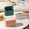 Mini Trash Can Small Waste Bin Desktop Garbage Basket Home Dekeltafel Trash Can kantoorbenodigdheden Dustbins Zonkranken vat doos