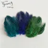 Vente chaude 50pcs / lot Plumes de perle 6-12cm 2,3-4,7 pouces Poule de poulet coloré pour 500pcs Accessoires de décoration d'arbre de Noël