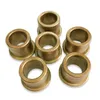 5x ID1/1.5/2/3/4/5/6/8mm Self-lubricating Powder Metallurgy Oil Flange Bearing Copper Base Alloy Sleeve OD3.4-10mm H1.4-15mm