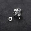 Swarovski 0.5CT 1CT 2CT Diamond oorbellen 925 Sterling Silver Bling Moissanite Studs Oorrangse sieraden voor mannen Leuke cadeau 369