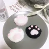 10pcs / lot bricolage fait des pattes de chat mignonnes à la main en trois couleurs plaques rembourrées appliques pour vêtements de couture