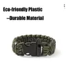 Tactical Survival Luminous 550 4mm Paracord Wristband Bracelet outdoor Emergency Gear Kit with SOS LED Rescue Whistle