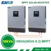 Easun Power 8000W Solar Inverter 60A MPPT 10KVA OFF GRIG INVERTER 48V 220 V Pure Sine Wave Ibrido Inverter 60A Caricatore batteria